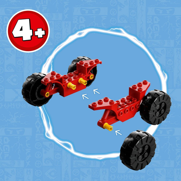 LEGO NINJAGO Kai and Ras's Car and Bike Battle Toddler Building Toy 71789