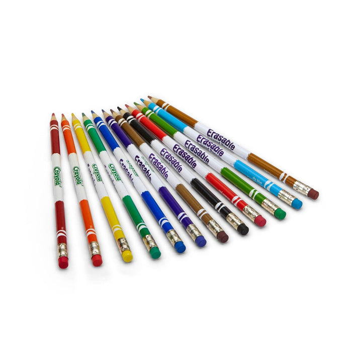 Crayola Erasable Colored Pencils 12ct