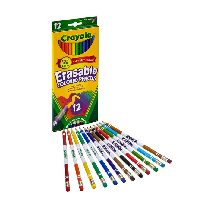 Crayola Erasable Colored Pencils 12ct