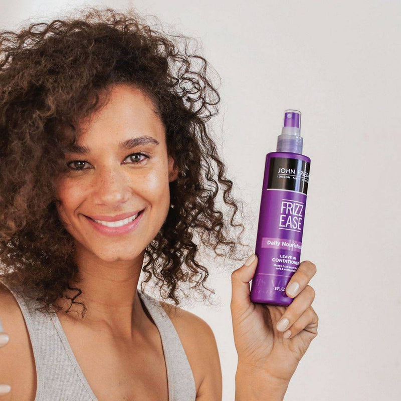 John Frieda Frizz Ease Daily Nourishment Leave-In Conditioner Spray for Frizz-Prone Hair - 8 fl oz