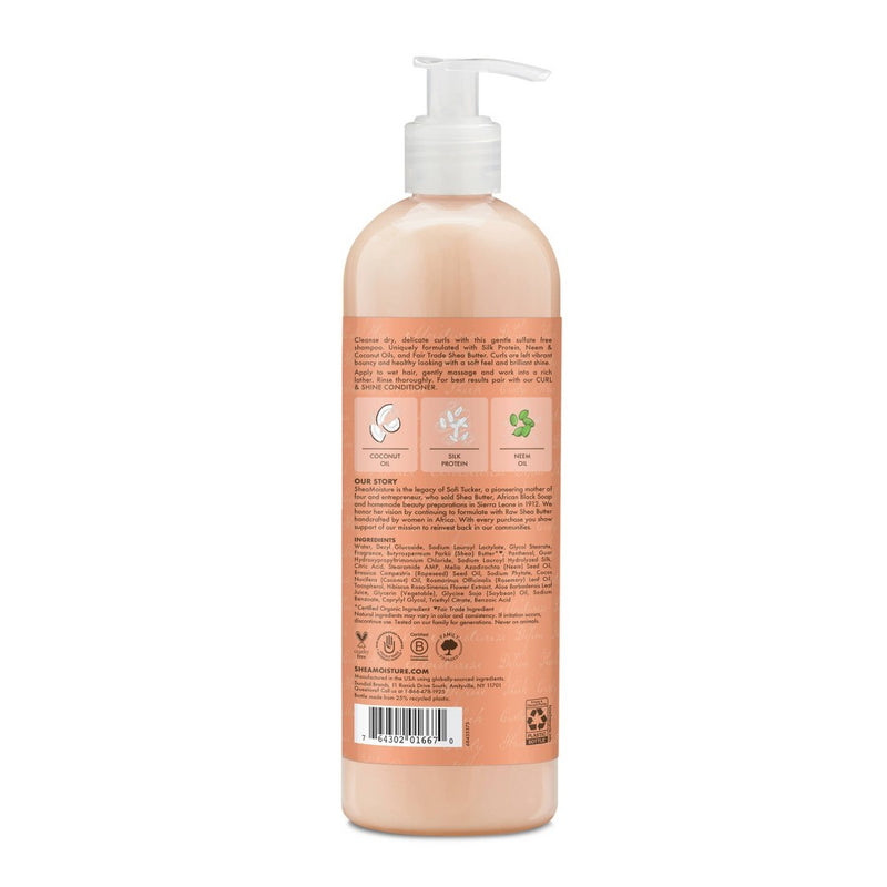 SheaMoisture Coconut & Hibiscus Curl & Shine Shampoo - 24 fl oz