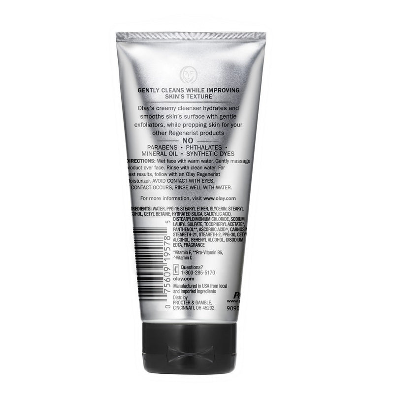 Olay Regenerist Cream Face Wash with Vitamin C and BHA - Scented - 5 fl oz