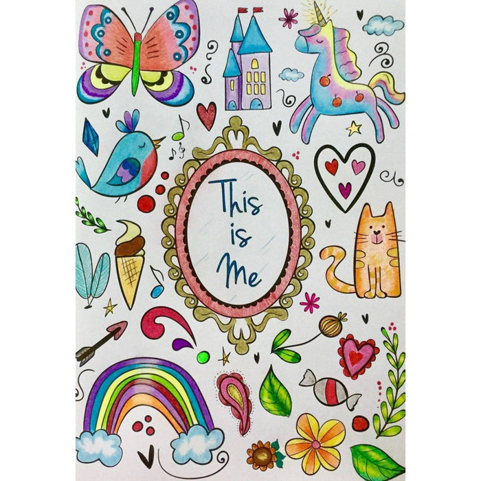 I Am Confident, Brave & Beautiful Coloring Book - Hopscotch Girls