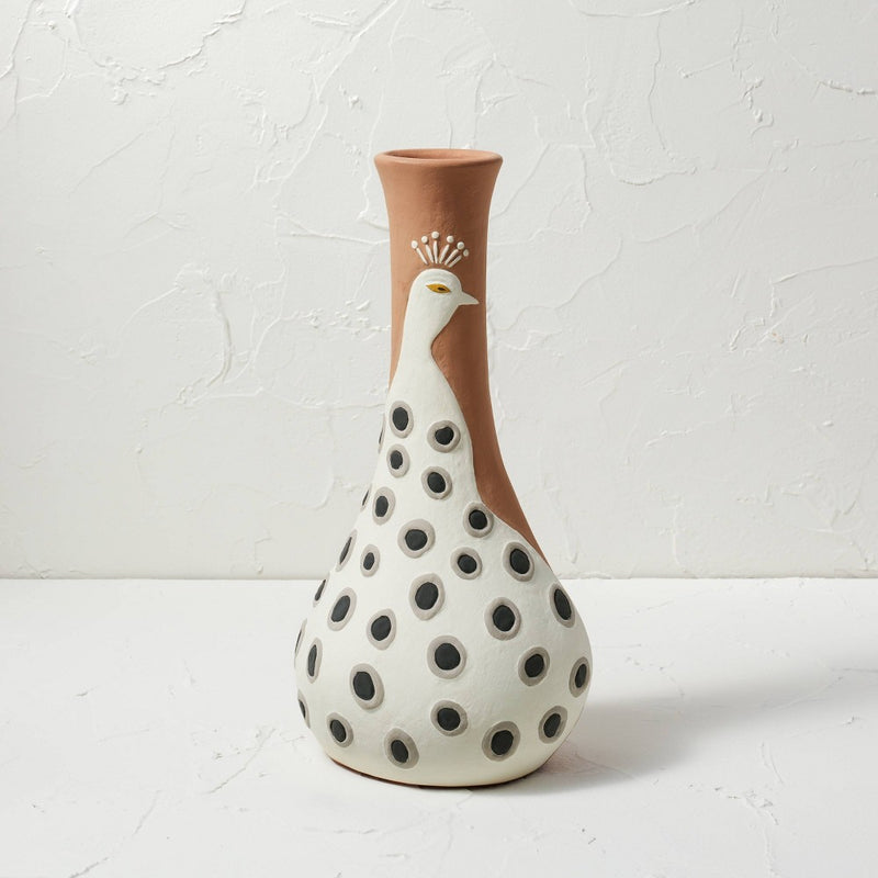Peacock Vase Brown - Opalhouse designed with Jungalow
