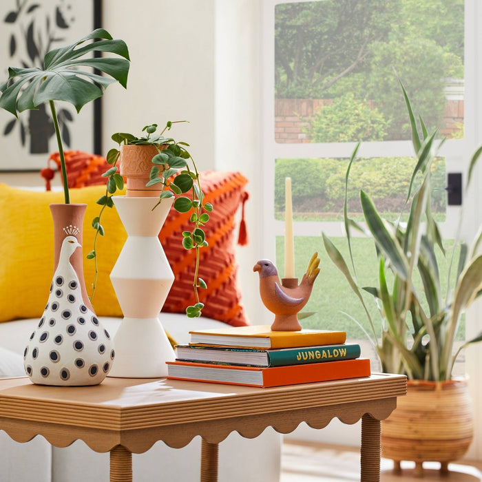 Peacock Vase Brown - Opalhouse designed with Jungalow