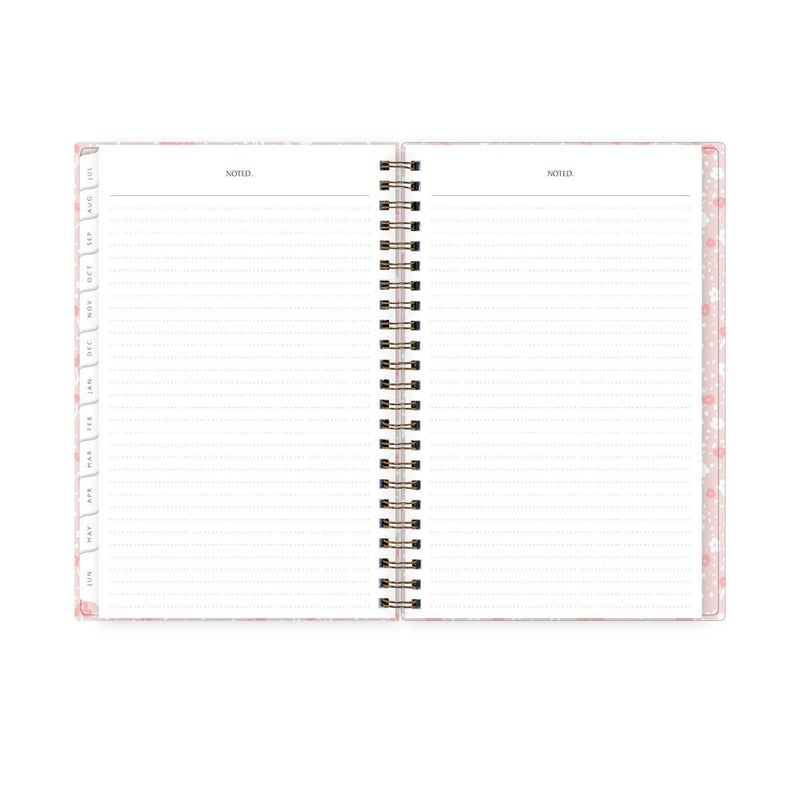 Blue Sky x One Tree Planted 2023-24 Academic Planner Clear Cover 5"x8" Weekly/Monthly Wirebound Maeve Pink