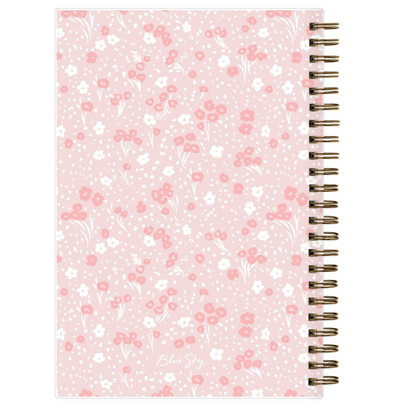 Blue Sky x One Tree Planted 2023-24 Academic Planner Clear Cover 5"x8" Weekly/Monthly Wirebound Maeve Pink