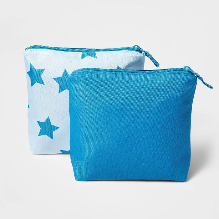 2pk Reusable Sandwich Bag Star/Blue - Cat & Jack