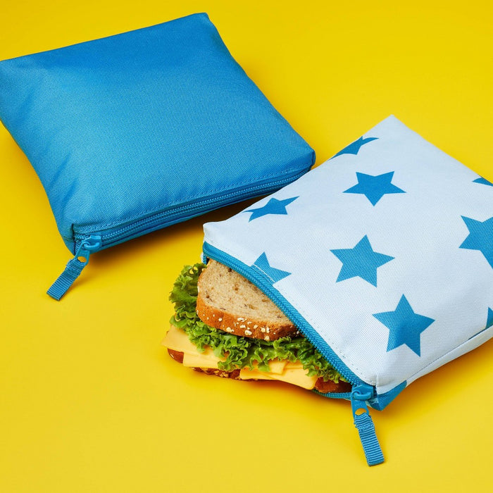 2pk Reusable Sandwich Bag Star/Blue - Cat & Jack