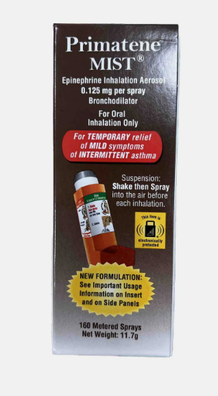 Primatene MIST Epinephrine Inhalation Aerosol Bronchodilator 0.41oz EXP 04/2025