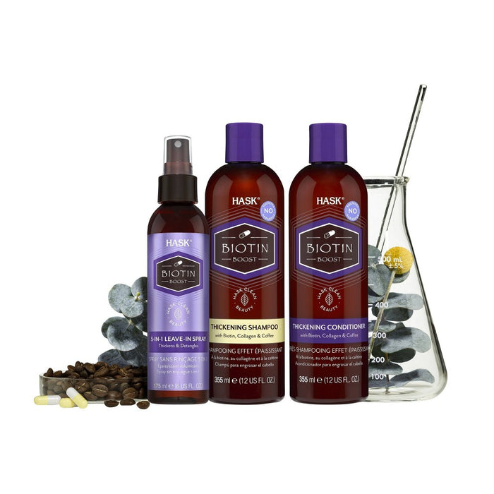 Hask Biotin Boost Thickening Conditioner with Biotin, Collagen and Coffee - 12 fl oz