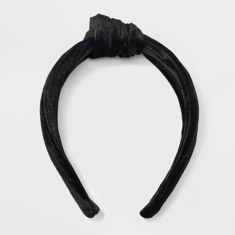 Top Knot Headband - A New Day Shiny Black