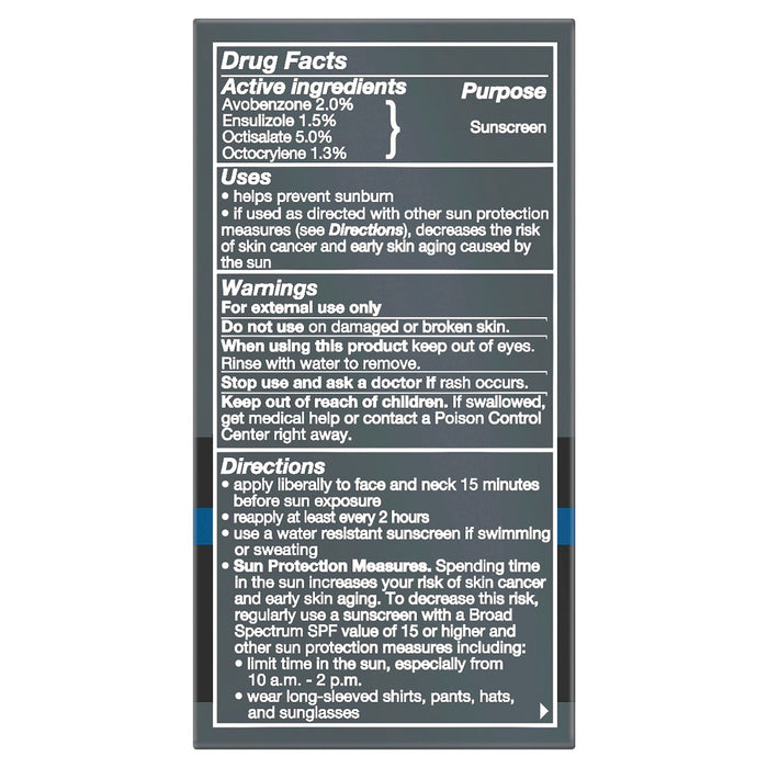 Dove Men+Care Hydrate + SPF 15 Sunscreen Face Lotion - 1.69oz - Trial Size