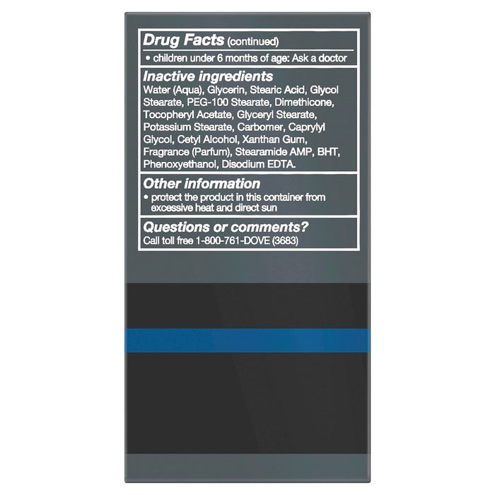 Dove Men+Care Hydrate + SPF 15 Sunscreen Face Lotion - 1.69oz - Trial Size