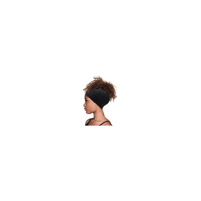 Evolve Satin Pineapple Sleep Cap - Black
