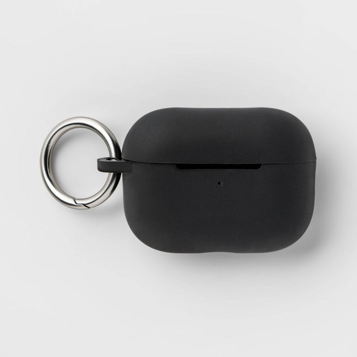 Apple AirPods Pro Gen 1/2 Silicone Case with Clip - heyday Black