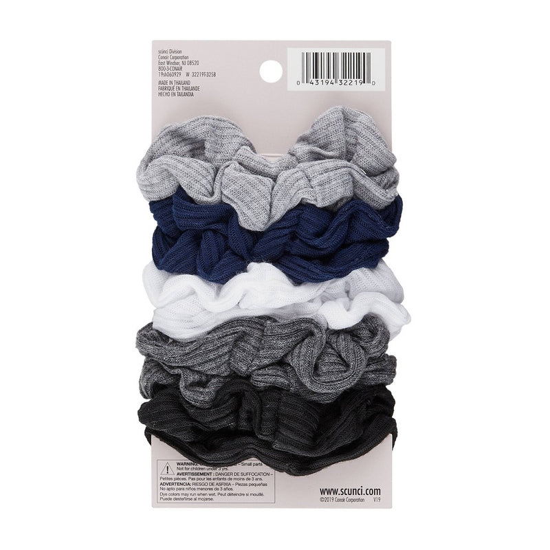 scunci Everyday & Active No Damage Large Interlock Scrunchies - 10pk