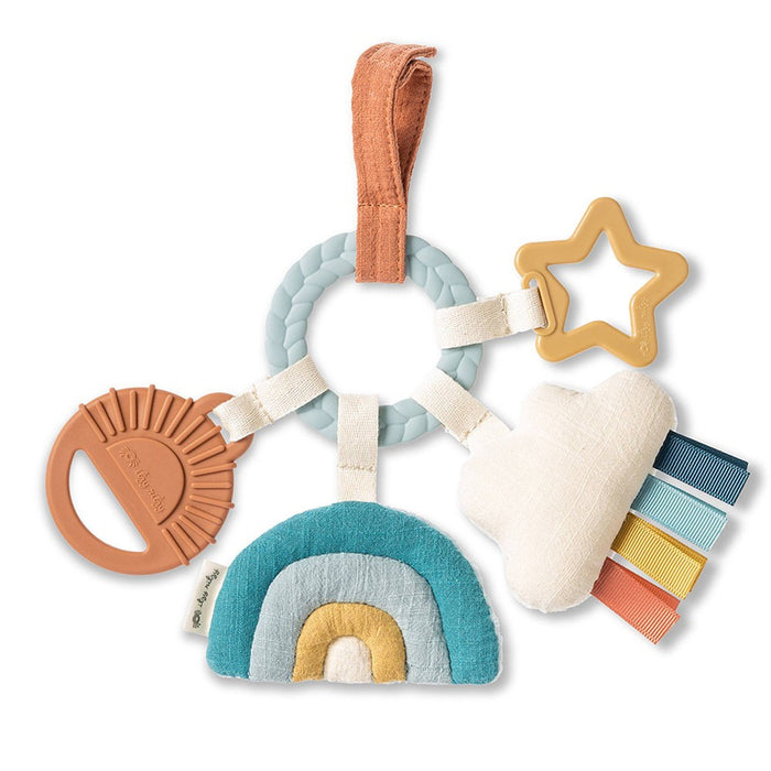 Itzy Ritzy Bitzy Busy Ring Teething Activity Toy - Cloud