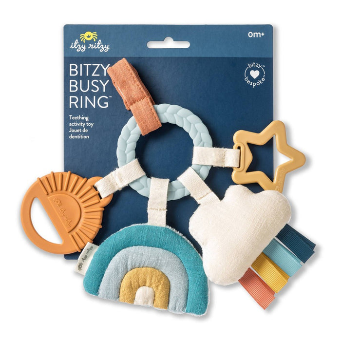 Itzy Ritzy Bitzy Busy Ring Teething Activity Toy - Cloud
