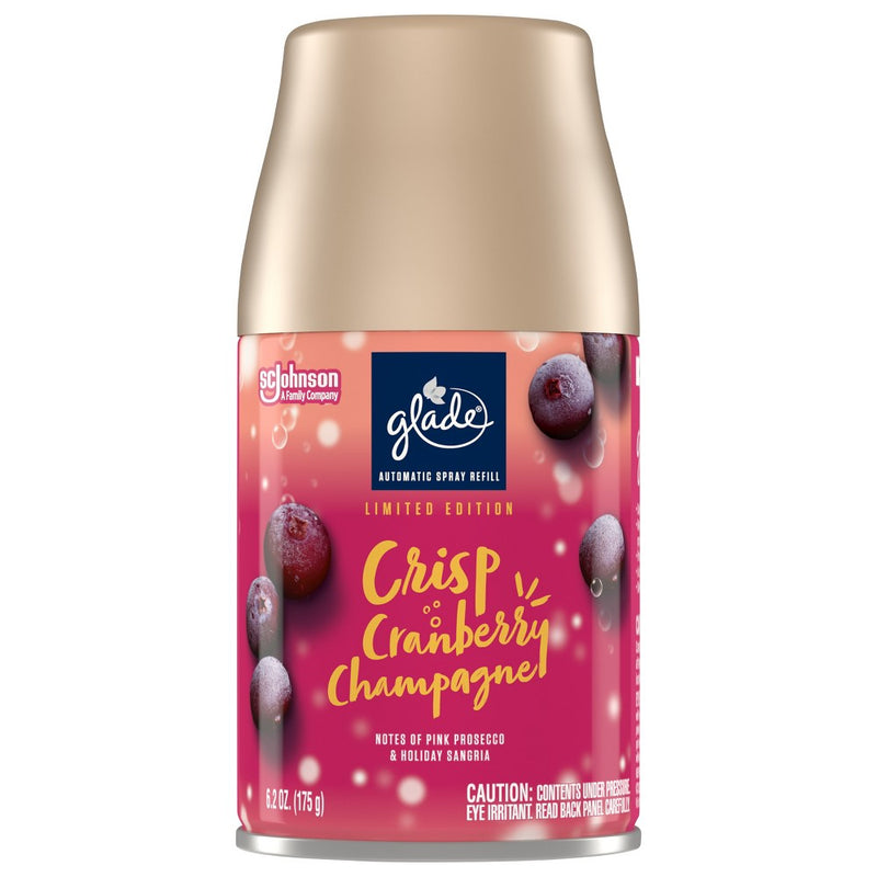 Glade Automatic Spray Air Freshener - Crisp Cranberry Champagne - 6.2oz