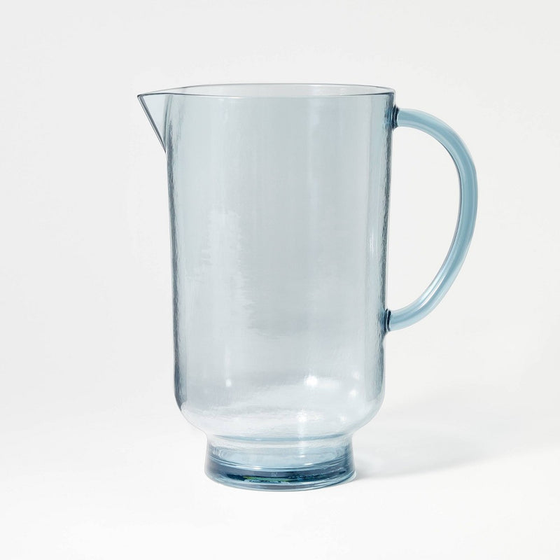 80oz Acrylic Beverage Pitcher Blue - Threshold designed with Studio McGee
