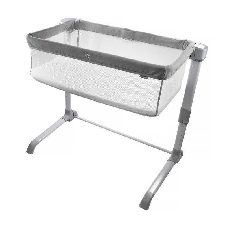 SwaddleMe Beginnings Bassinet Select - Compact Fold Multi-Position Baby Bassinet with Air Flow Mattress - Gray Tweed (LOCAL PICKUP ONLY)