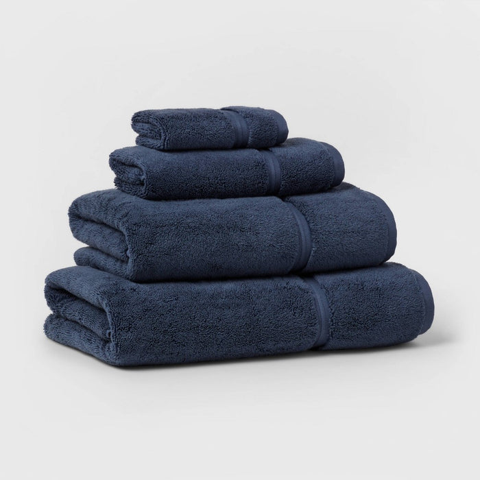 Spa Plush Bath Towel Navy - Threshold