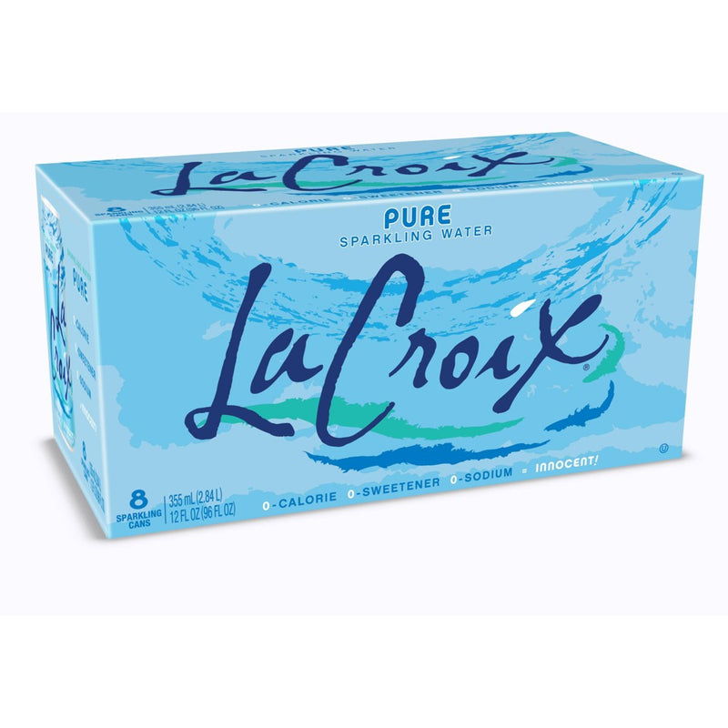 LaCroix Sparkling Water Pure - 8pk/12 fl oz Cans