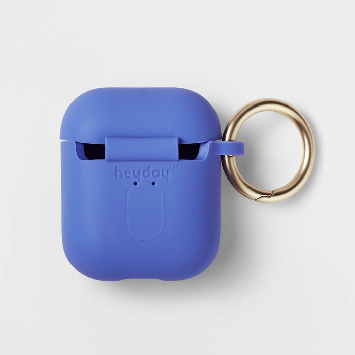 Apple AirPods Gen 1/2 Silicone Case with Clip - heyday Space Blue