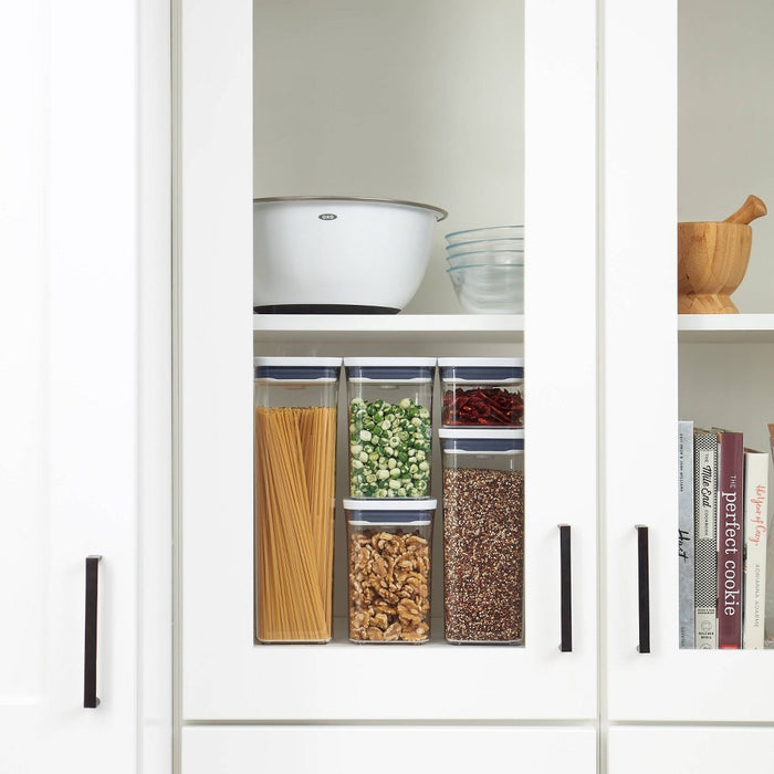 OXO POP 5pc Plastic Airtight Food Storage Container Set White