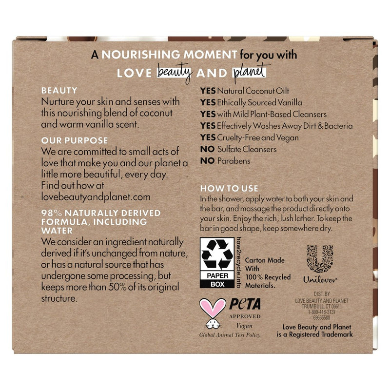 Beloved Coconut & Warm Vanilla Vegan Bar Soap - 4oz