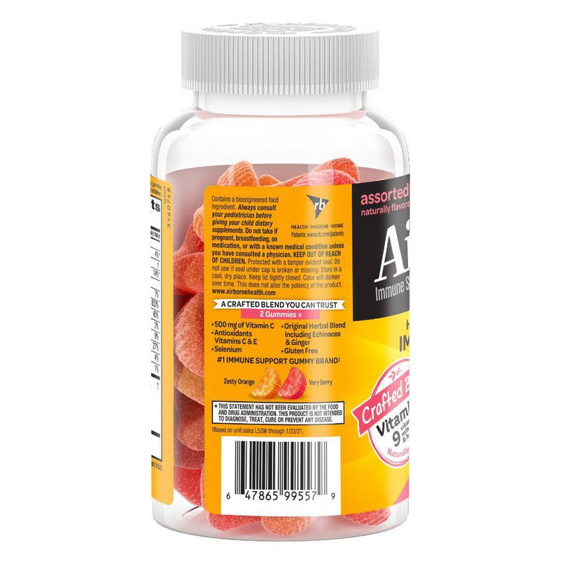Airborne Kids Multivitamin Gummies with Zinc - 63ct