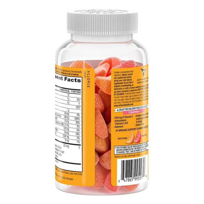 Airborne Kids Multivitamin Gummies with Zinc - 63ct