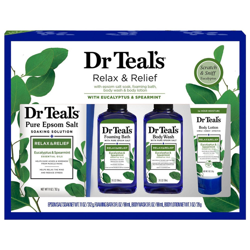 Dr Teal's Eucalyptus Regimen Bath and Body Gift Set - 4pc