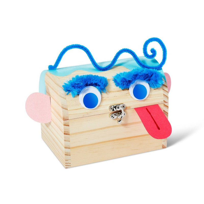 Wood Treasure Chest Box - Mondo Llama