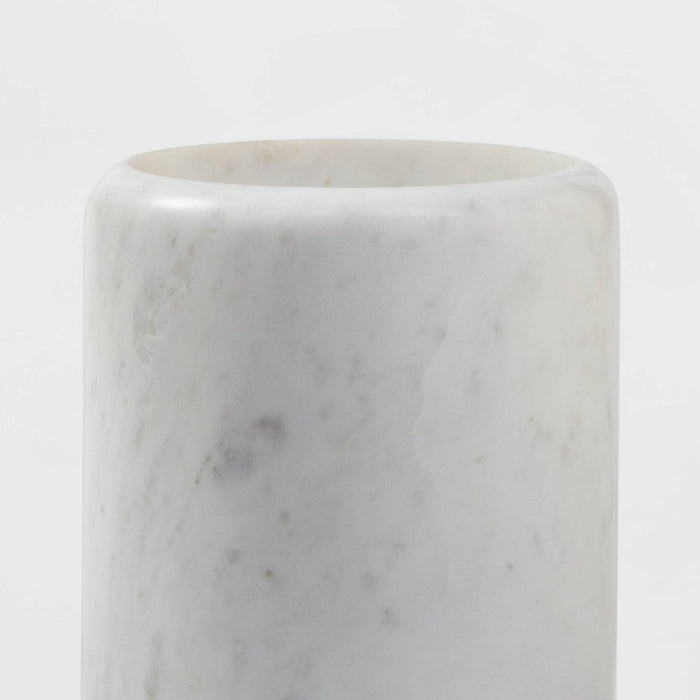 Marble Utensil Holder White - Threshold