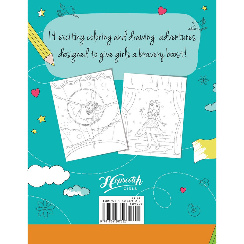Think Brave: A Coloring & Drawing Adventure - Hopscotch Girls