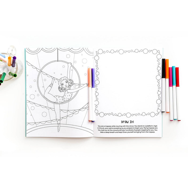 Think Brave: A Coloring & Drawing Adventure - Hopscotch Girls