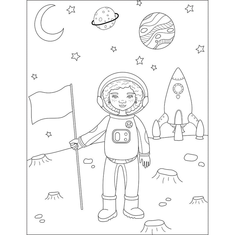 Think Brave: A Coloring & Drawing Adventure - Hopscotch Girls