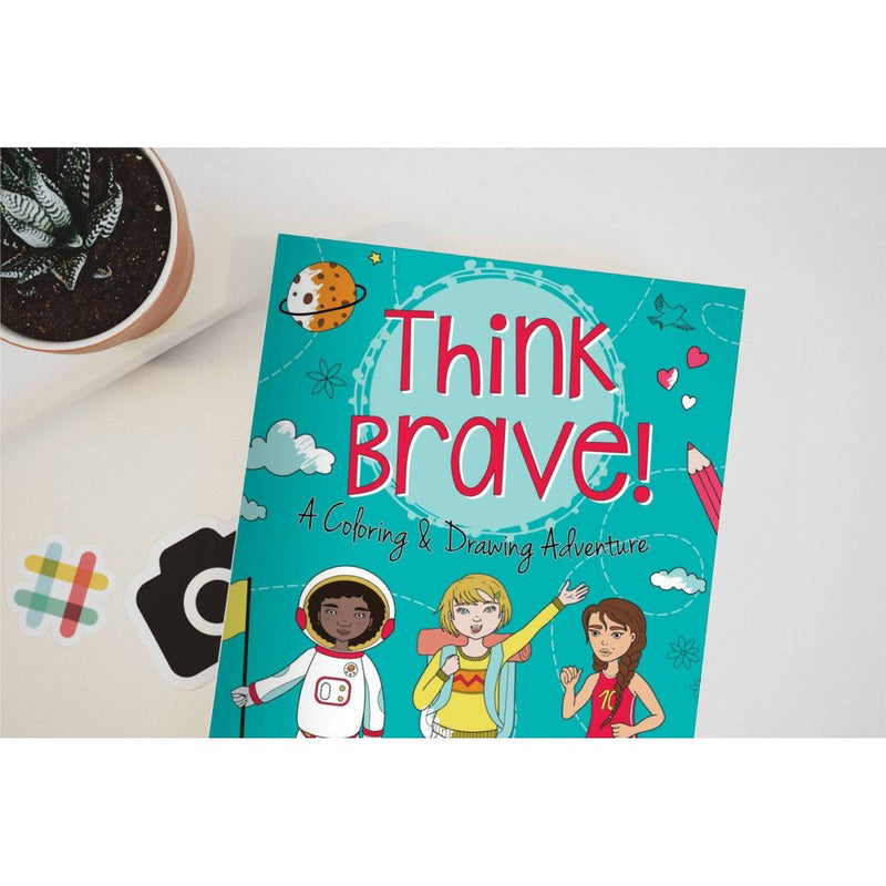 Think Brave: A Coloring & Drawing Adventure - Hopscotch Girls