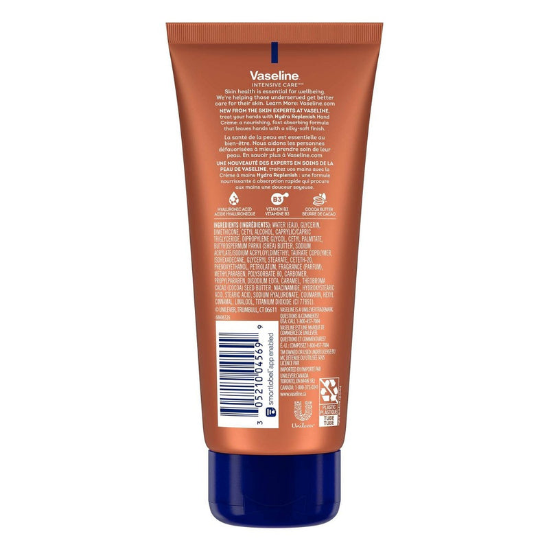 Vaseline Intensive Care Hydra Replenish with Hyaluronic Acid and Cocoa Butter Hand Cream - 3.4 fl oz