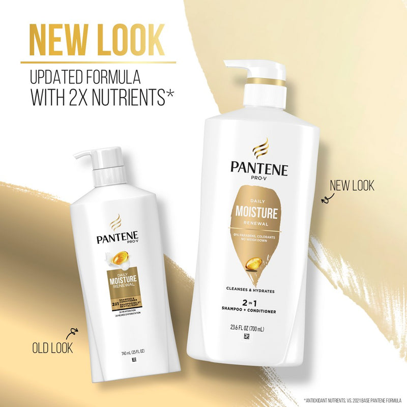 Pantene Pro-V Daily Moisture Renewal 2-in-1 Shampoo & Conditioner - 23.6 fl oz