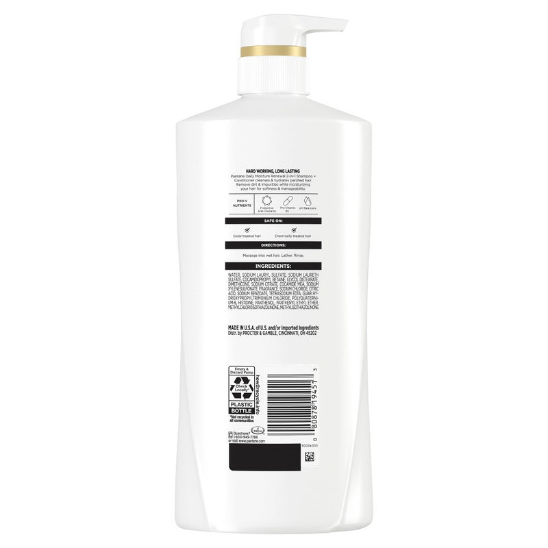 Pantene Pro-V Daily Moisture Renewal 2-in-1 Shampoo & Conditioner - 23.6 fl oz