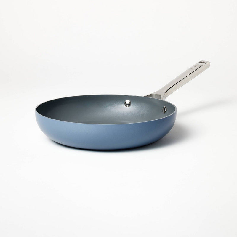 10" Nonstick Ceramic Coated Aluminum Frypan Blue - Figmint