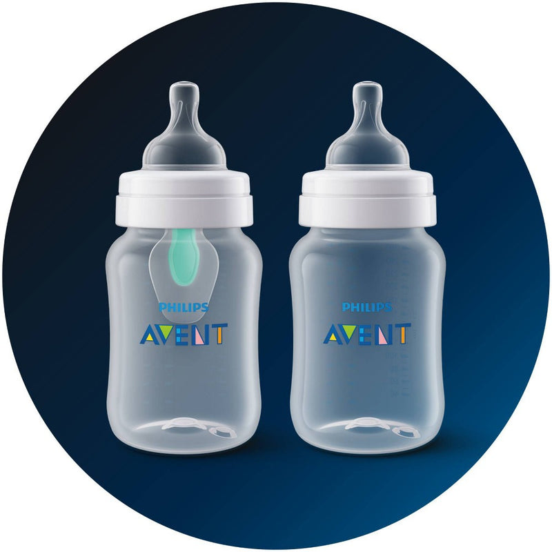 Philips Avent Anti-Colic Baby Bottle with AirFree Vent - Clear - 4oz