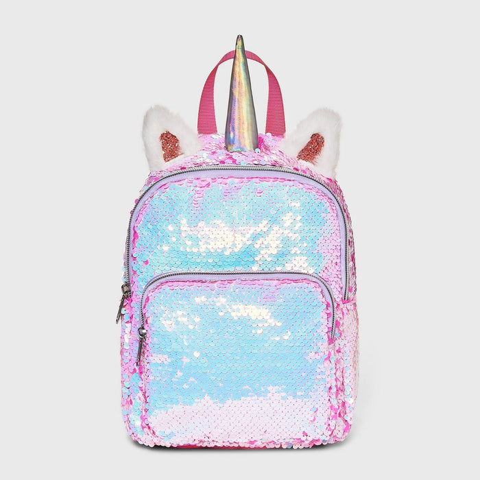 Kids' 7" Unicorn Flip Sequin Mini Backpack - Cat & Jack Pink