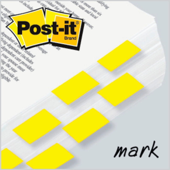 Post-it Flags in Dispenser, 1-3/4 x 1 Inch, Yellow, 50 Flags per Dispenser, 2 Dispensers, Pack of 100