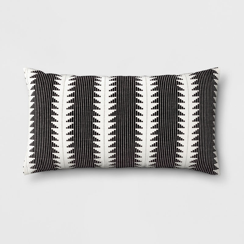 Global Oversize Lumbar Throw Pillow Black - Threshold (LOCAL PICKUP ONLY)
