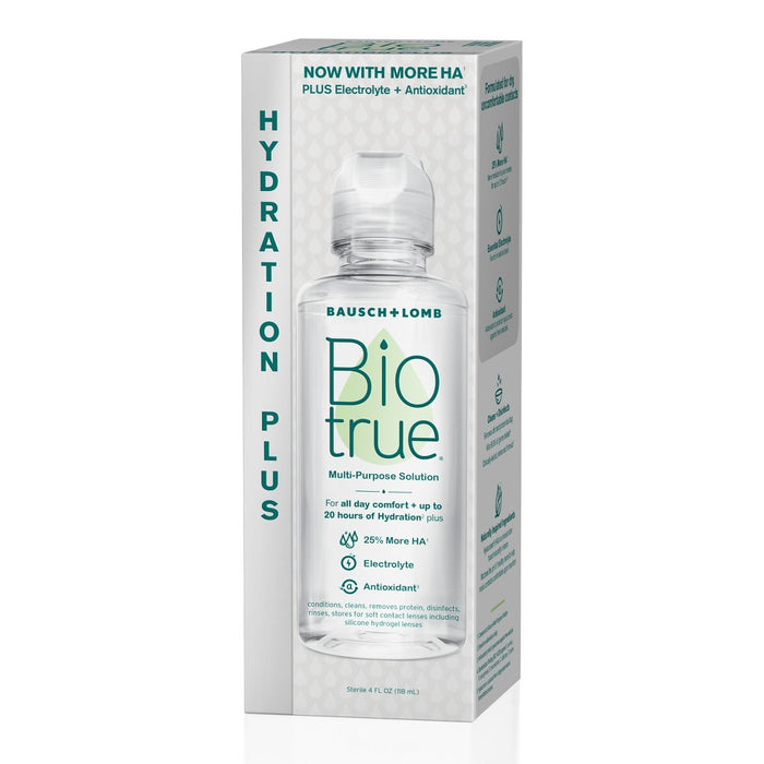 Biotrue Hydration Plus Contact Lens Solution - 4 fl oz