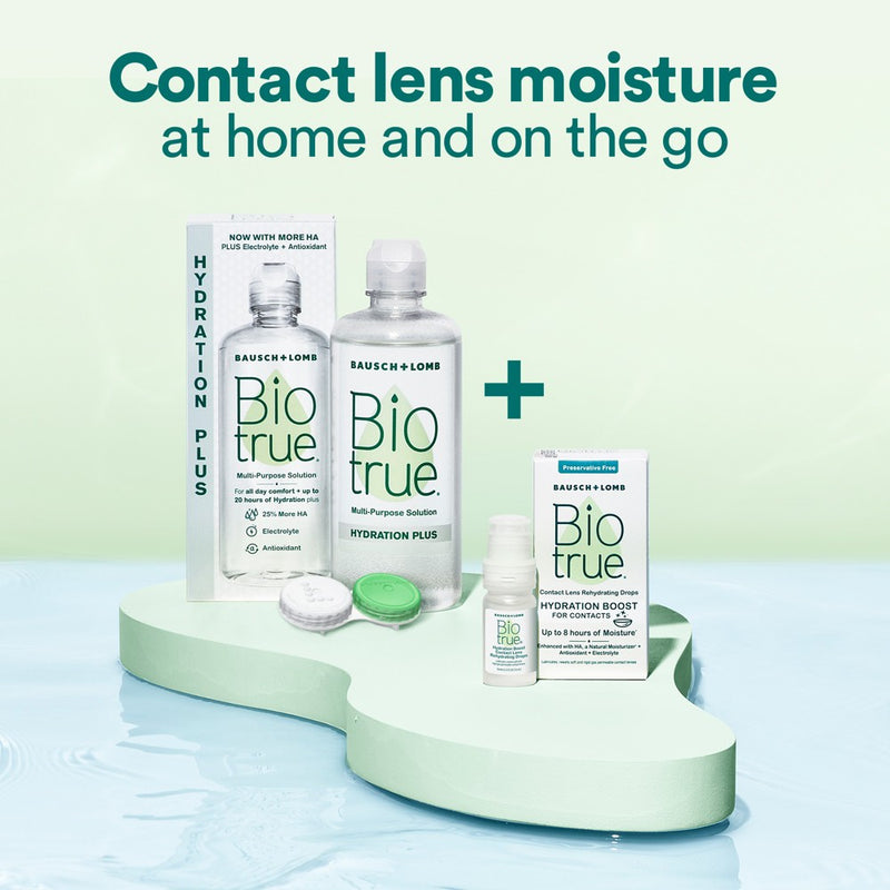 Biotrue Hydration Plus Contact Lens Solution - 4 fl oz